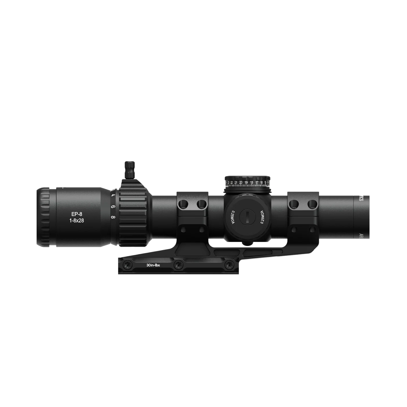 Arken EP-8 1-8×28 FFP LPVO – Illuminated KLGRID/KLBOX